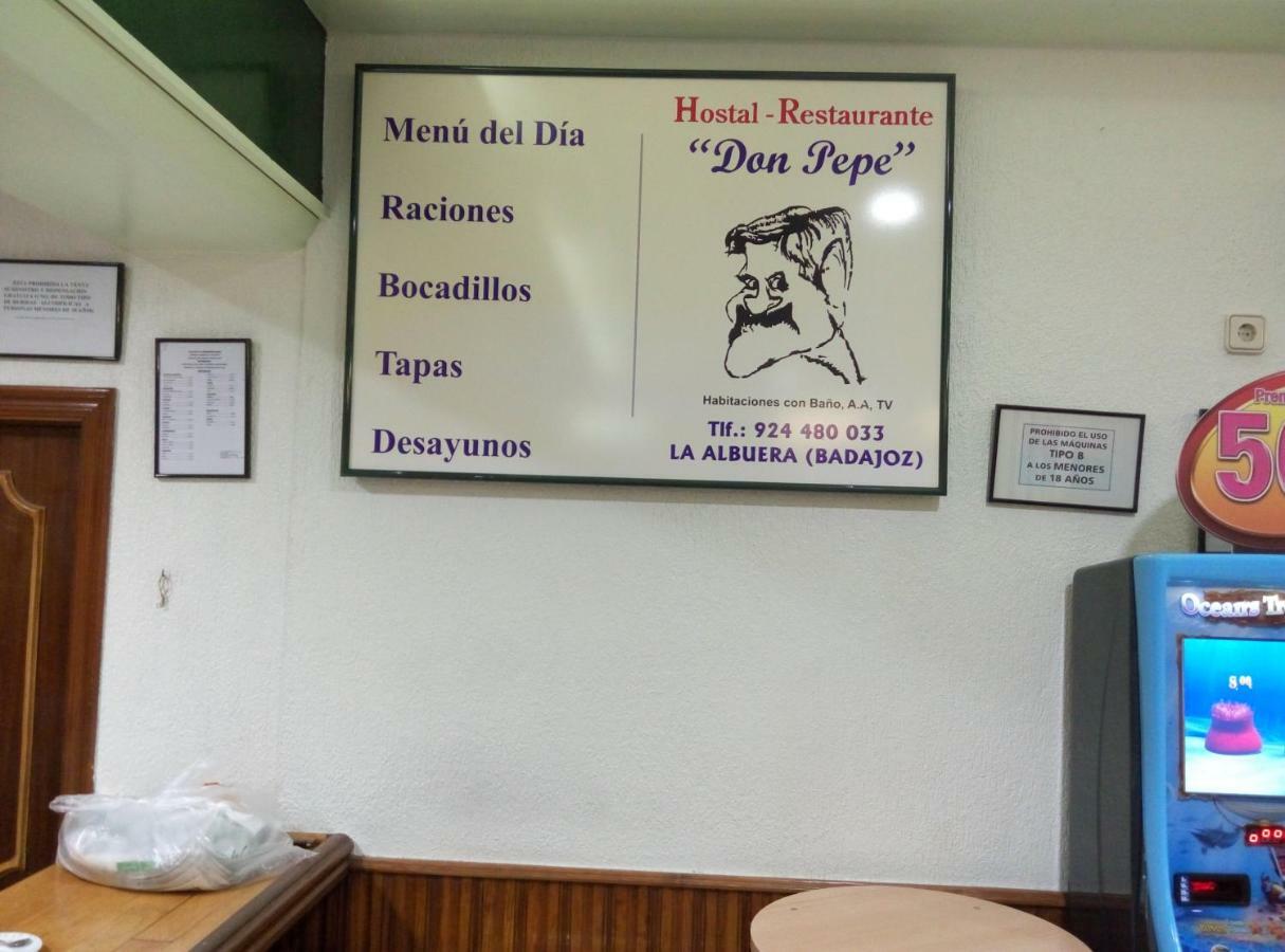 La Albuera Hostal Don Pepe מראה חיצוני תמונה